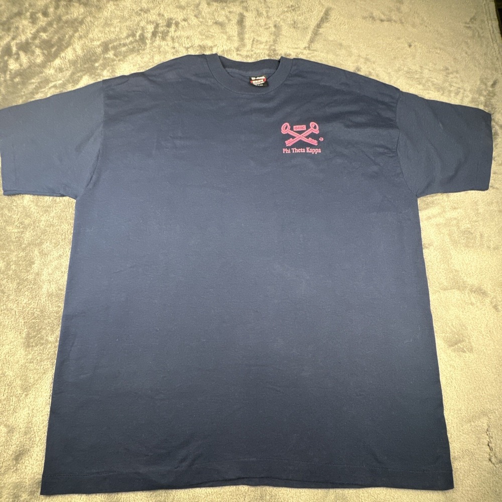Vintage Phi Theta Kappa Honor Society Tshirt XXL Fruit Of Loom Tag Single Stitch